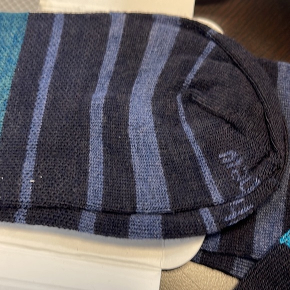 Goodhew Tempest Knee High Merino Socks - in Navy. - Picture 8 of 9